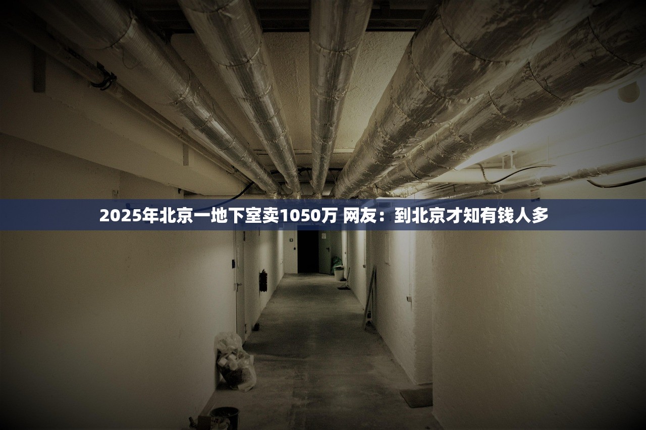 2025年北京一地下室卖1050万 网友：到北京才知有钱人多