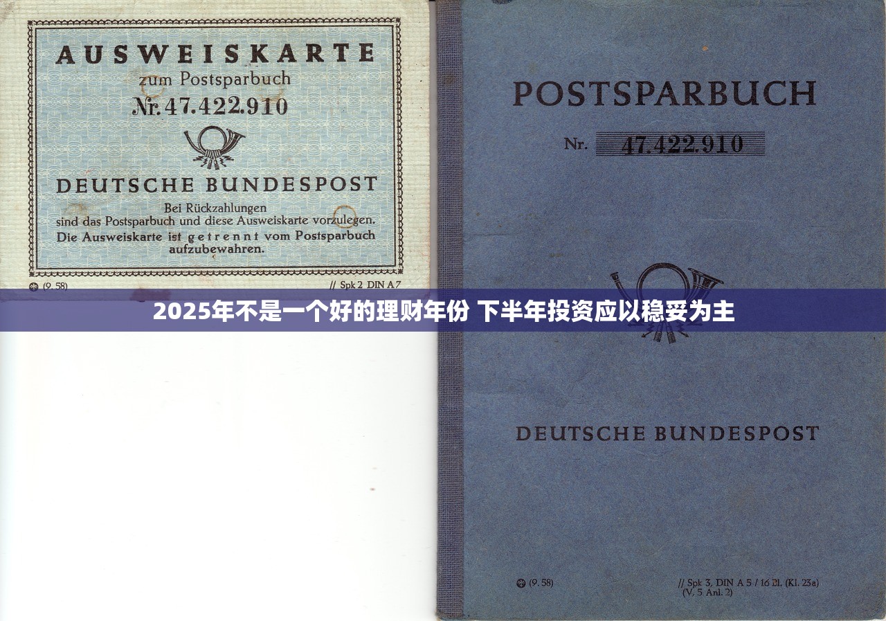 2025年不是一个好的理财年份 下半年投资应以稳妥为主 2025年不是一个好的理财年份 下半年投资应以稳妥为主