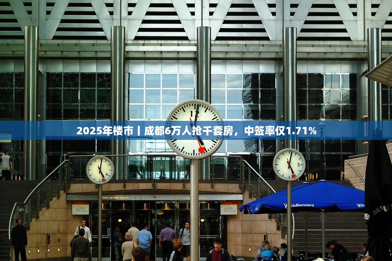 2025年楼市丨成都6万人抢千套房,中签率仅1.71% 2025年楼市丨成都6万人抢千套房,中签率仅1.71%