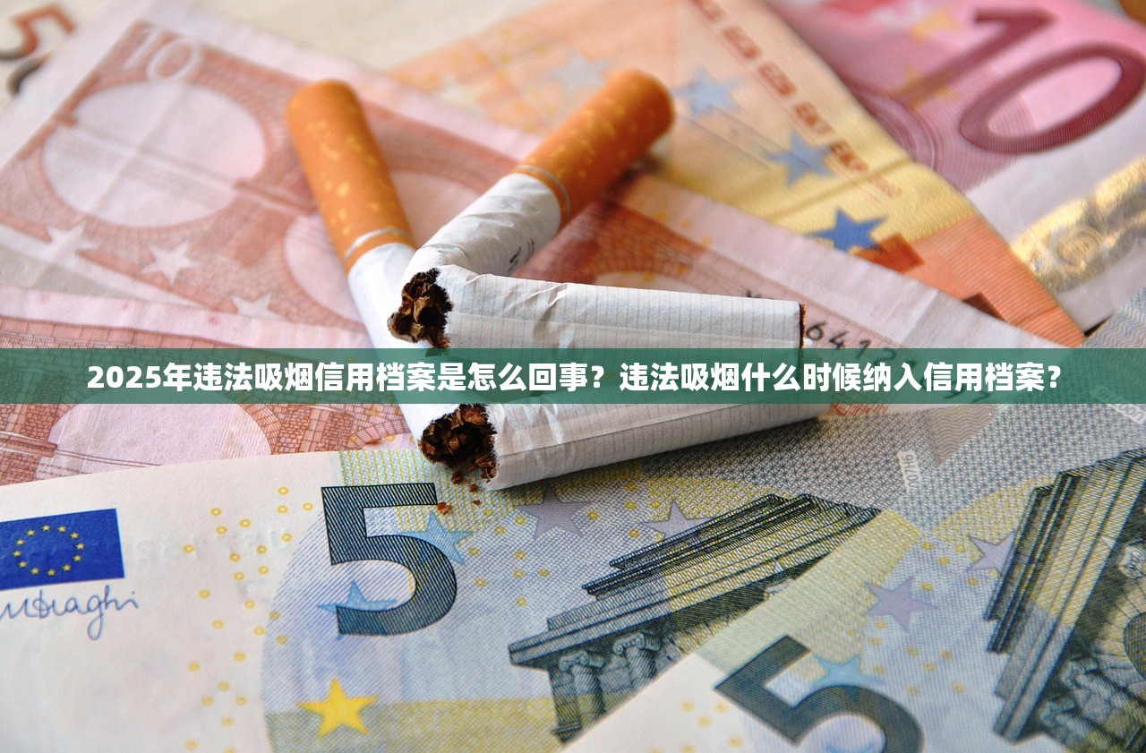 2025年违法吸烟信用档案是怎么回事?违法吸烟什么时候纳入信用档案? 2025年违法吸烟信用档案是怎么回事?违法吸烟什么时候纳入信用档案?