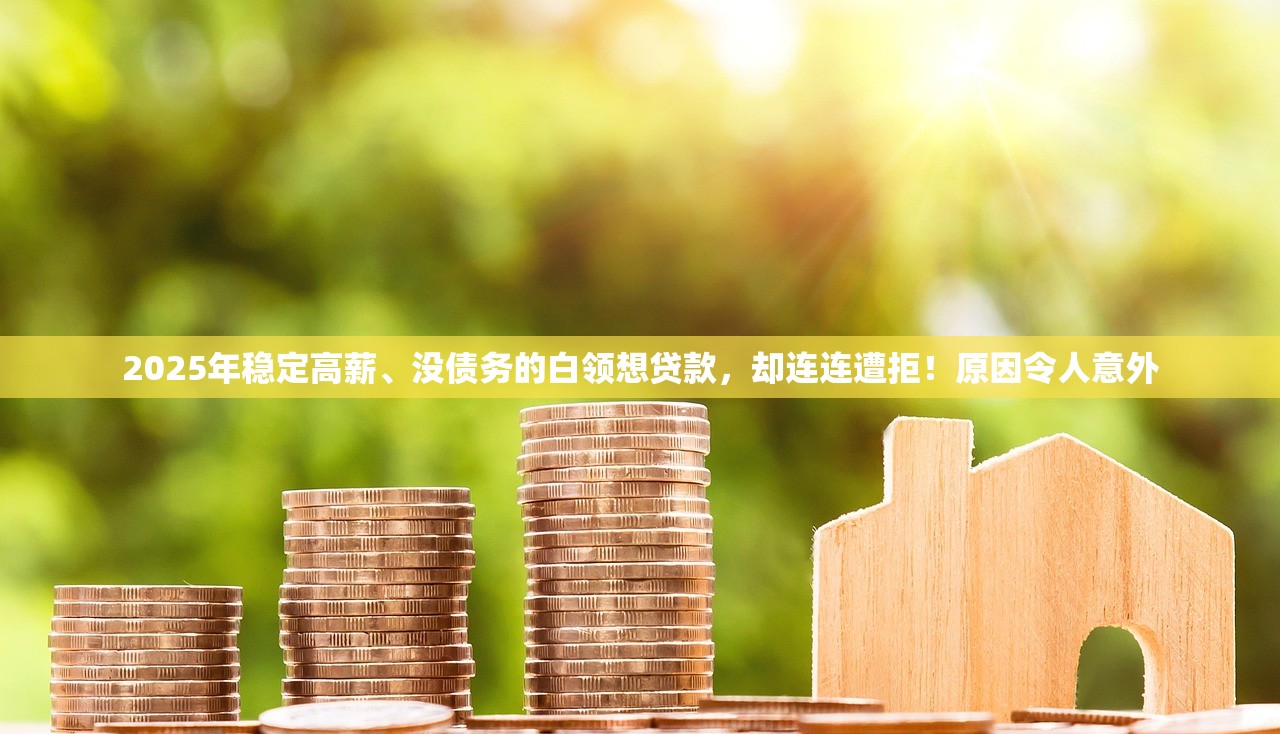 2025年稳定高薪、没债务的白领想贷款,却连连遭拒!原因令人意外 2025年稳定高薪、没债务的白领想贷款,却连连遭拒!原因令人意外