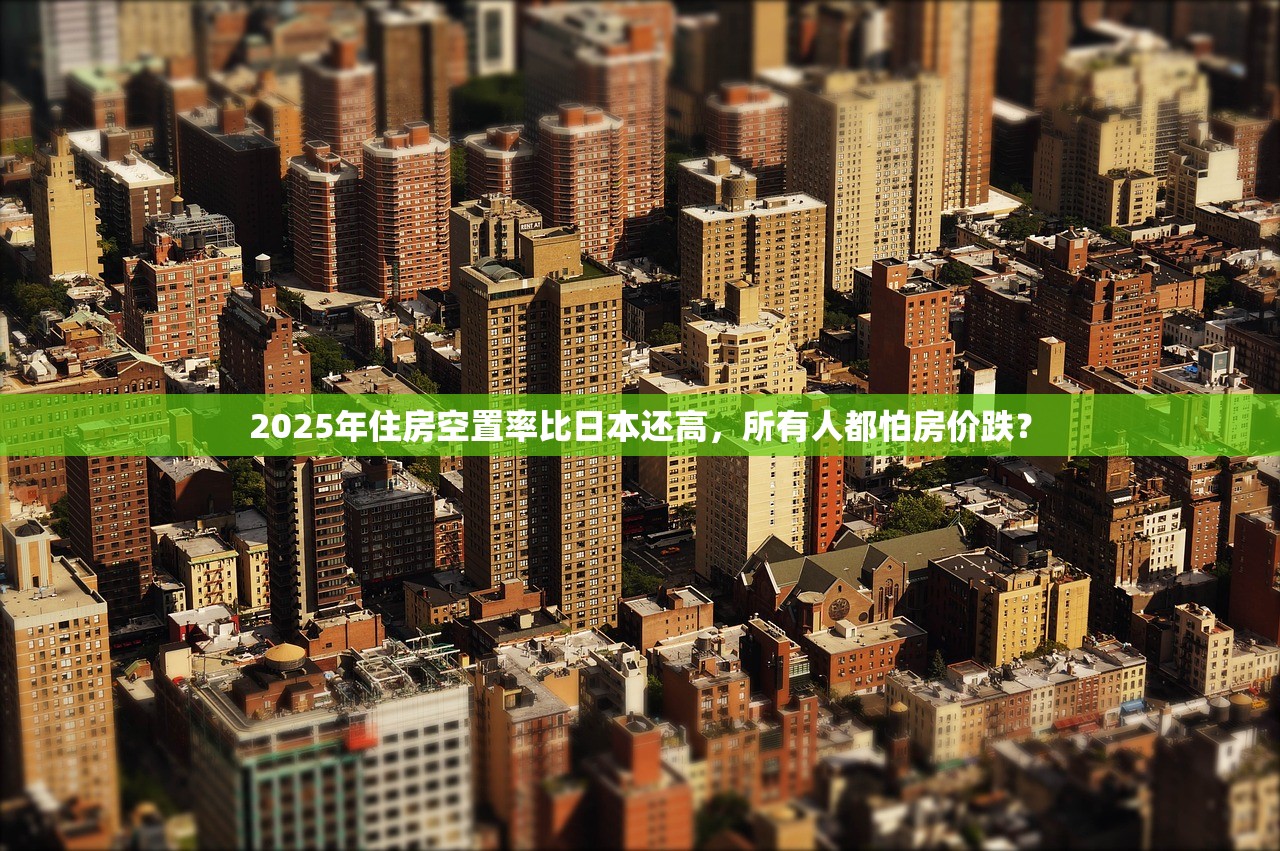 2025年住房空置率比日本还高，所有人都怕房价跌？