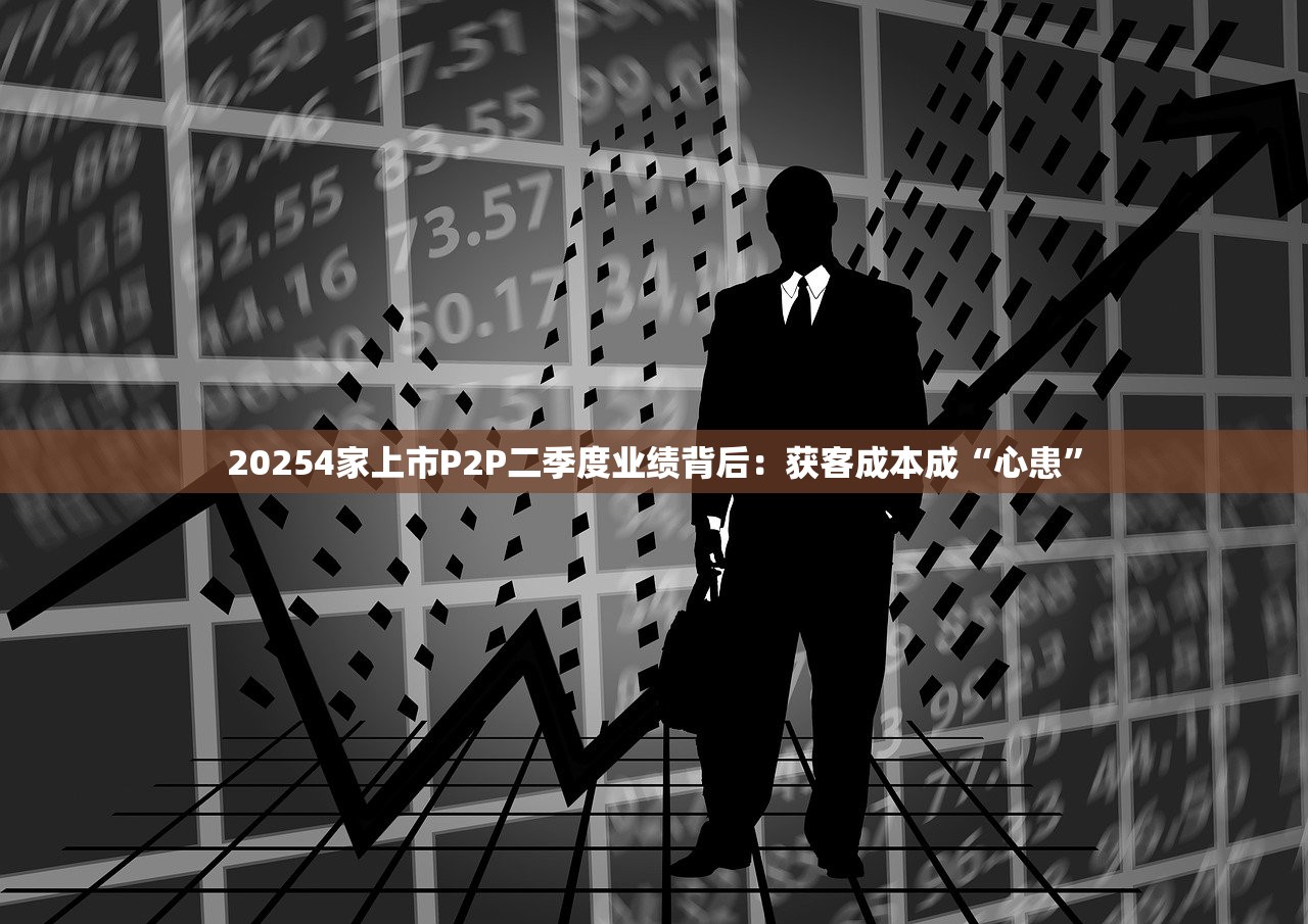 20254家上市P2P二季度业绩背后：获客成本成“心患”